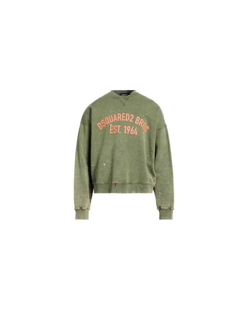 Dsquared2 TOPS - Sweatshirtsauf YOOX.COM Militärgrün