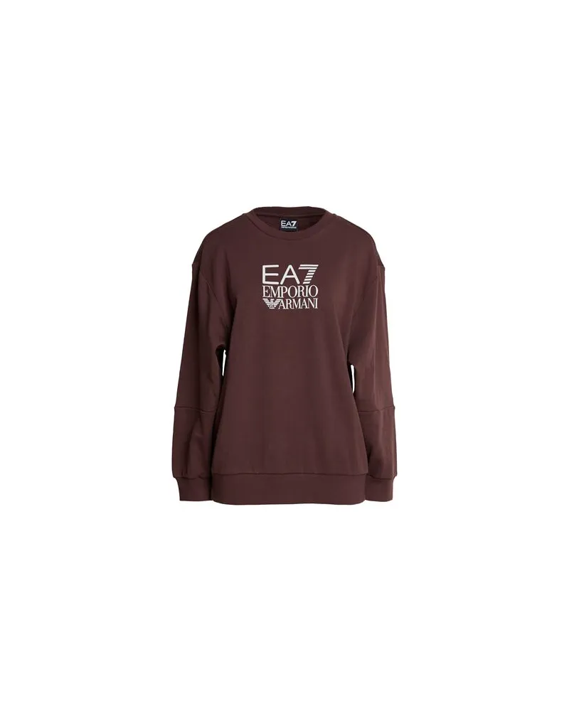 EA7 TOPS - Sweatshirtsauf YOOX.COM Schokobraun