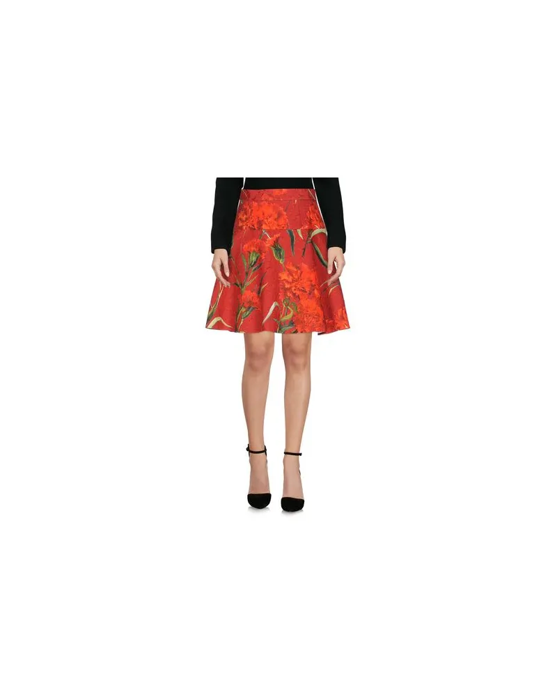 Dolce & Gabbana HOSEN & RÖCKE - Midi-Röckeauf YOOX.COM Rot