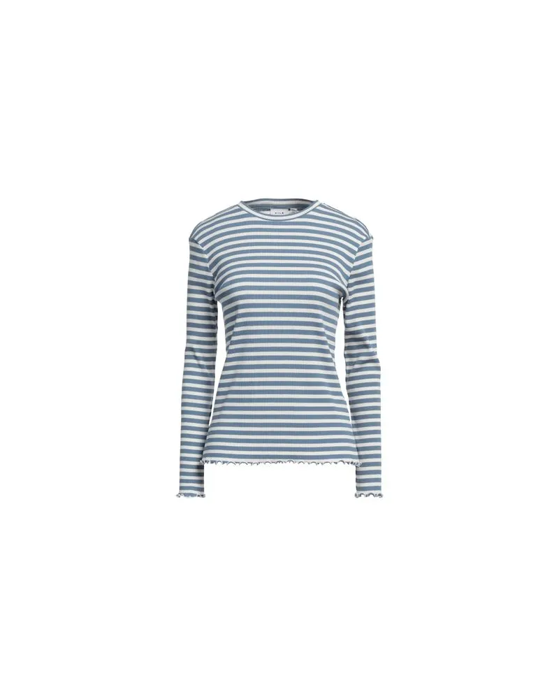 Vila TOPS - T-shirtsauf YOOX.COM Blaugrau