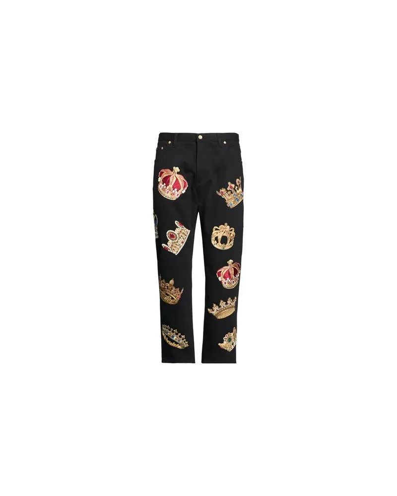 Dolce & Gabbana HOSEN & RÖCKE - Jeanshosenauf YOOX.COM Schwarz