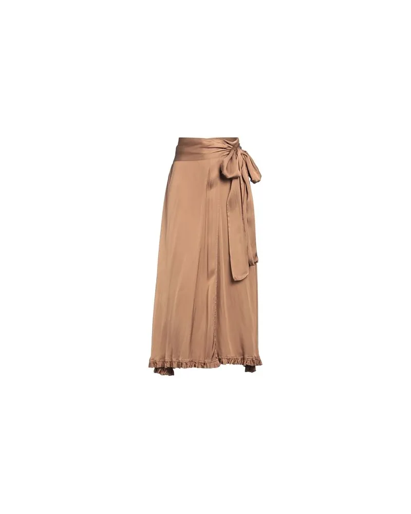 Alessia Santi HOSEN & RÖCKE - Maxi-Röckeauf YOOX.COM Kamel