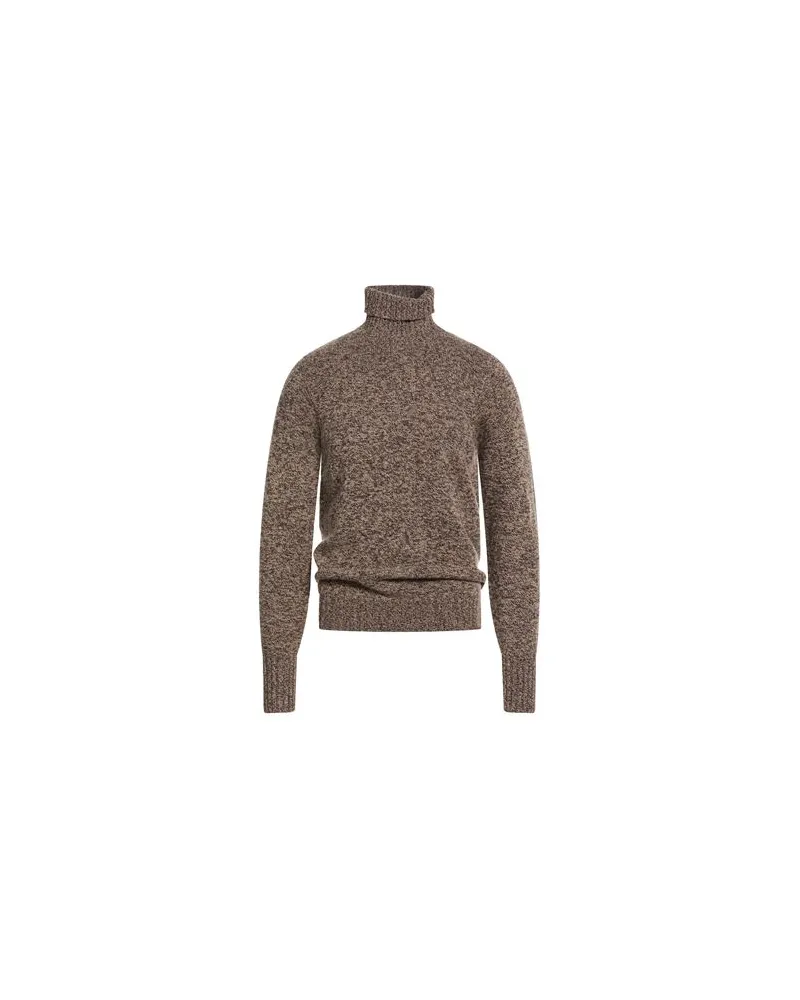 Drumohr  STRICKWAREN - Rollkragenpulloverauf YOOX.COM Dunkelbraun