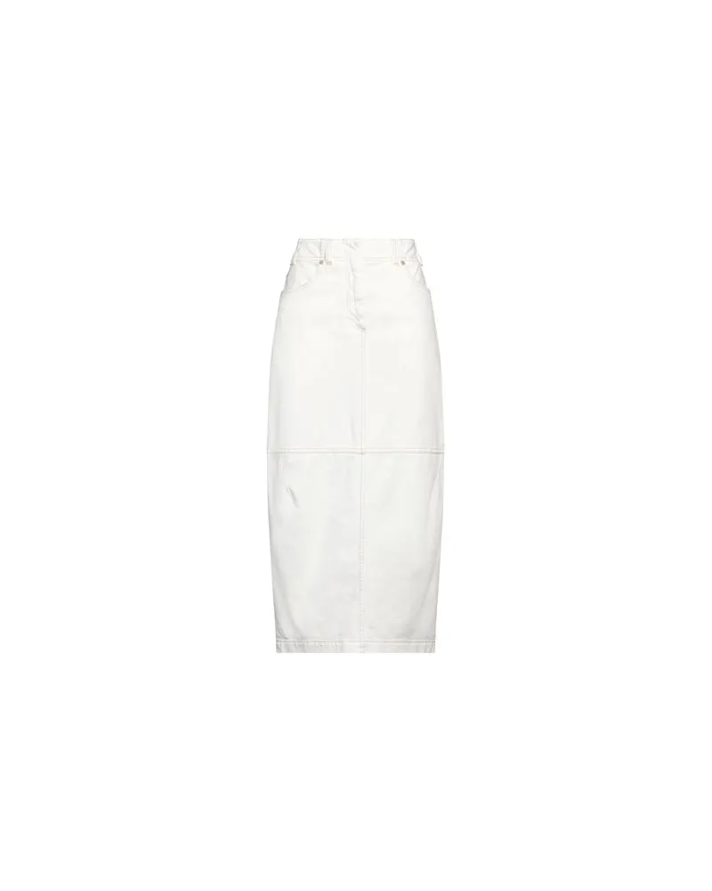 Brunello Cucinelli HOSEN & RÖCKE - Jeansröckeauf YOOX.COM Weiß