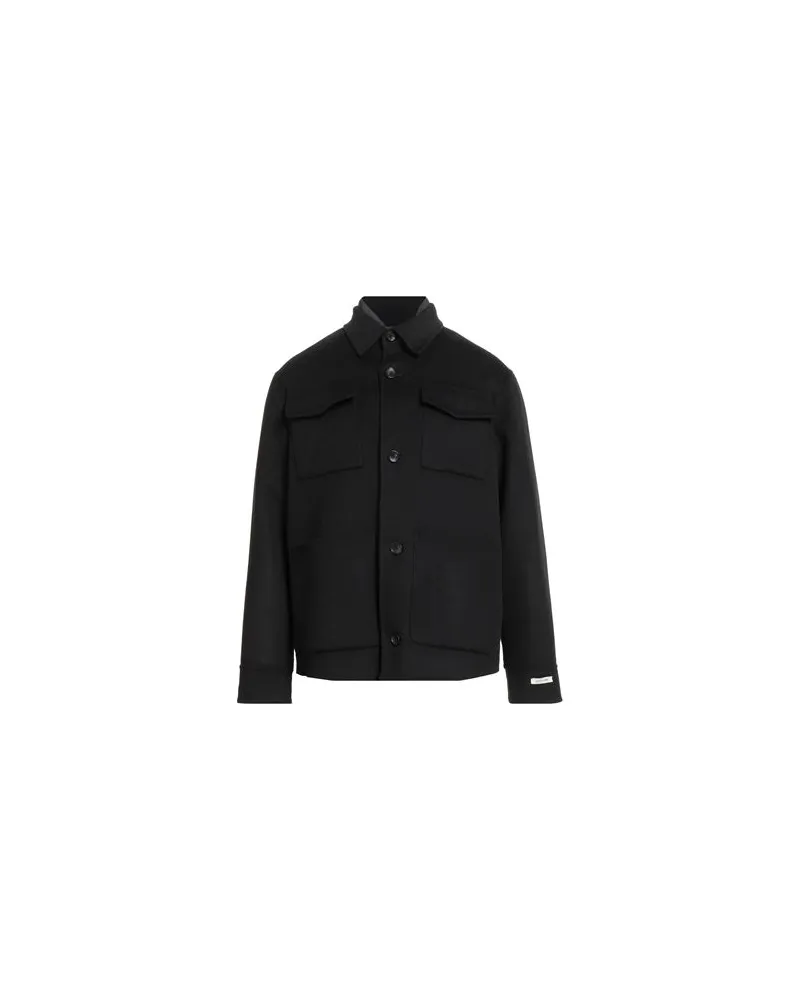 Paltò JACKEN & MÄNTEL - Mäntelauf YOOX.COM Schwarz