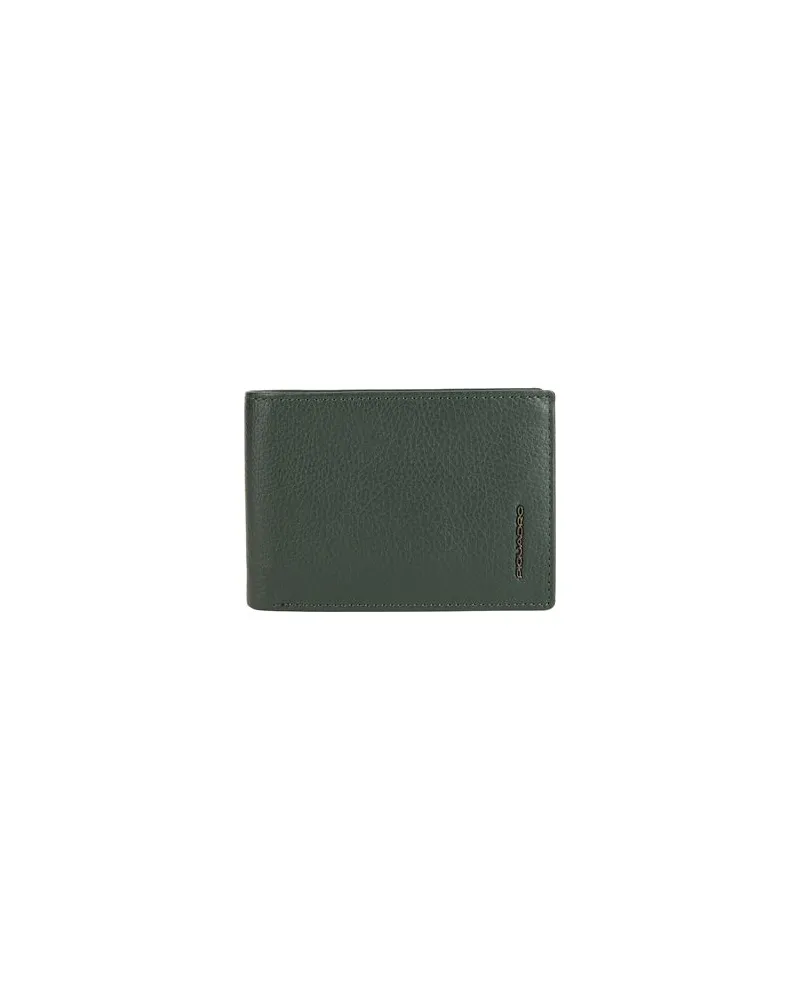 Piquadro Kleinlederwaren - Brieftaschenauf YOOX.COM Dunkelgrün