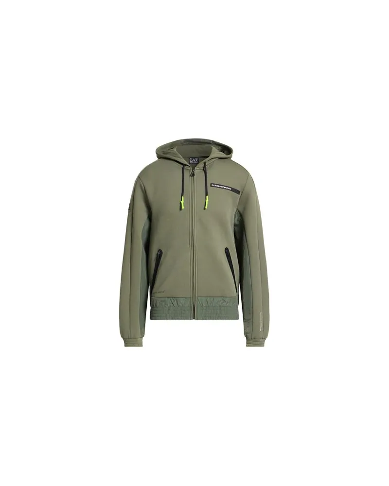 EA7 TOPS - Sweatshirtsauf YOOX.COM Militärgrün