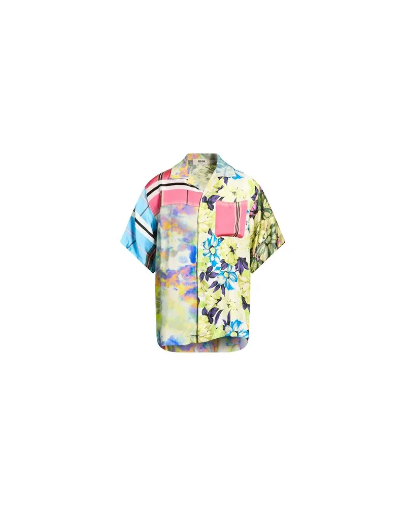 MSGM FANTASTIC GREEN - TOPS - Hemdenauf YOOX.COM Limettengrün