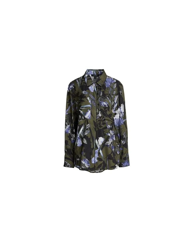 AllSaints TOPS - Hemdenauf YOOX.COM Militärgrün