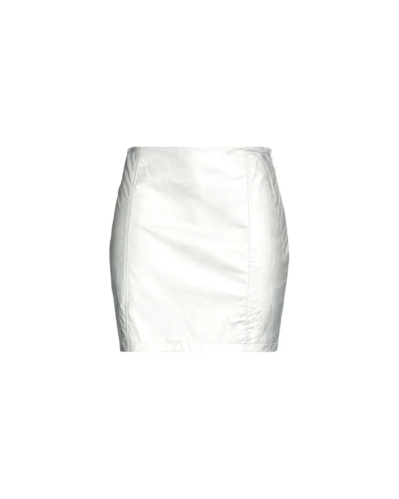 HAVEONE HOSEN & RÖCKE - Miniröckeauf YOOX.COM Silber