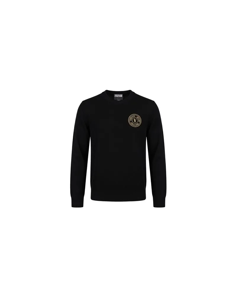 Versace Jeans STRICKWAREN - Pulloverauf YOOX.COM Schwarz