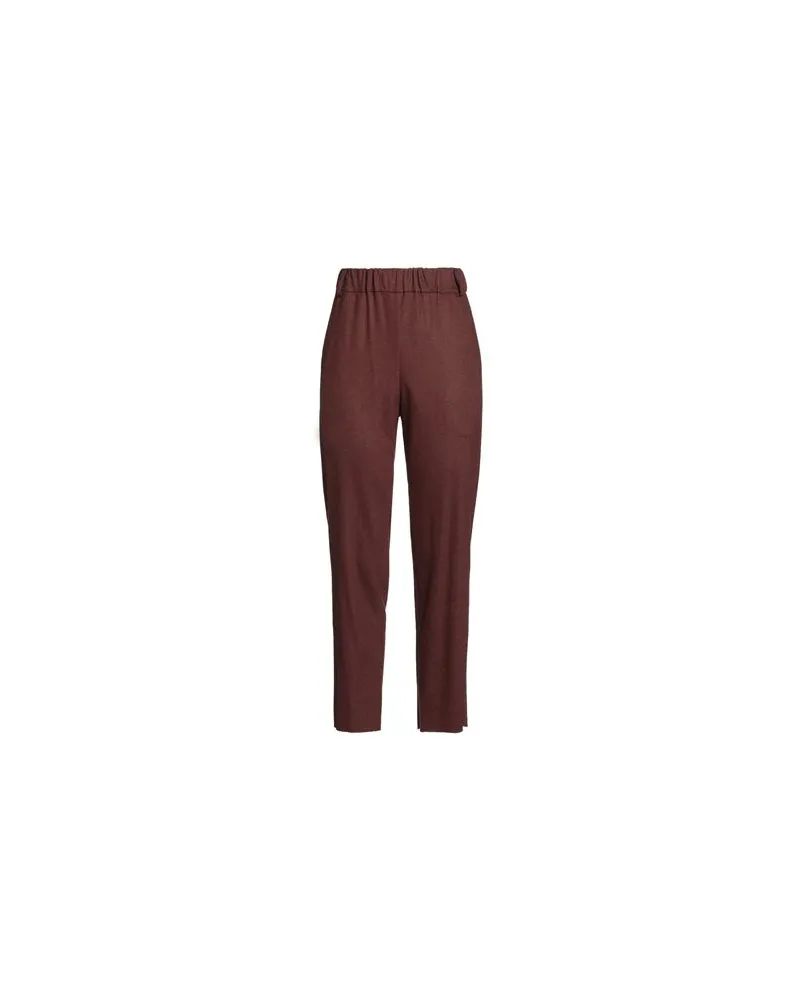 ALYSI CHOCOLAT - HOSEN & RÖCKE - Hosenauf YOOX.COM Braun