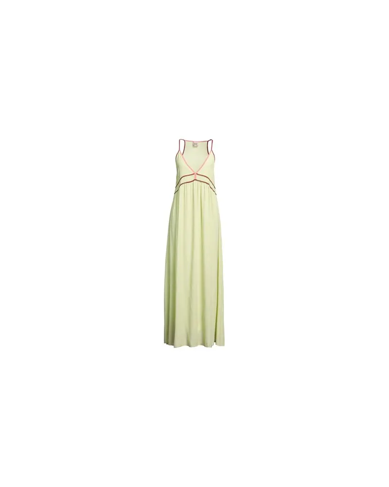Même Road KLEIDER - Maxi-Kleiderauf YOOX.COM Säuregrün