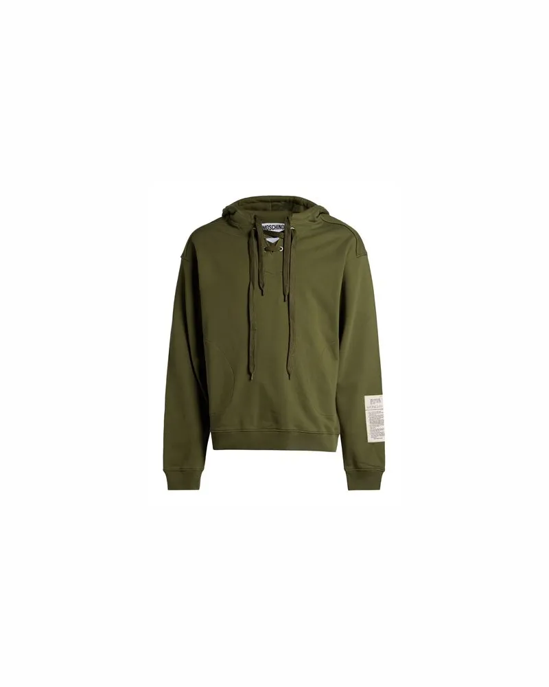 Moschino TOPS - Sweatshirtsauf YOOX.COM Militärgrün