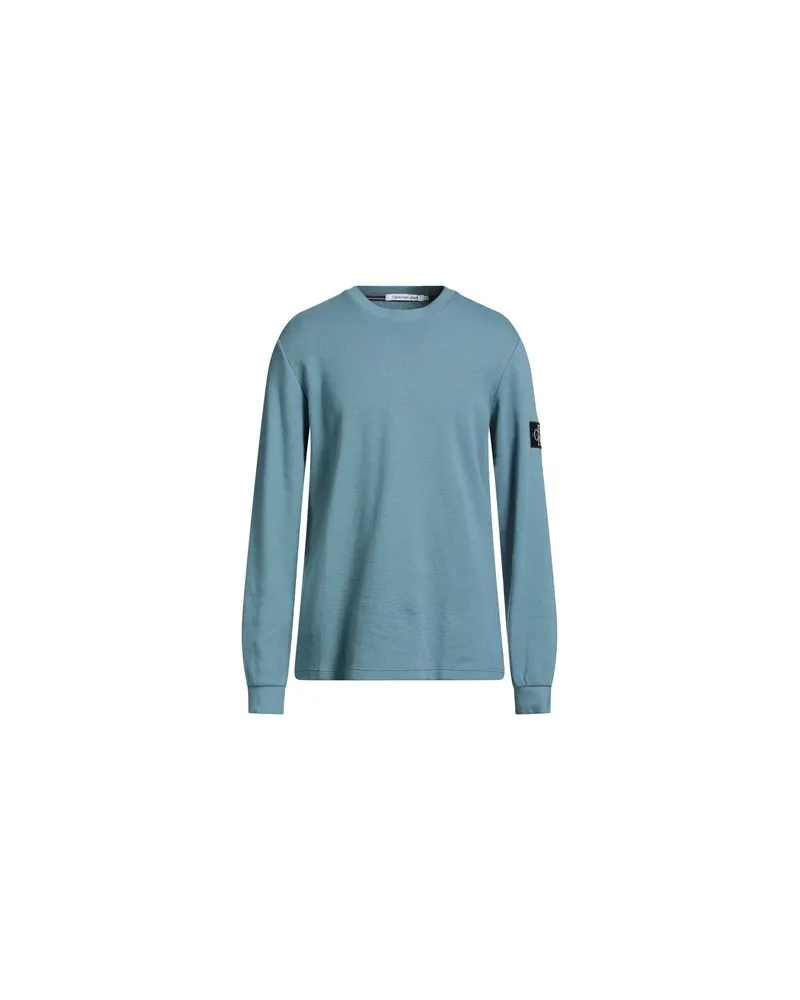 Calvin Klein TOPS - Sweatshirtsauf YOOX.COM Taubenblau
