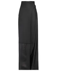 Victoria Beckham Maxi-Rock Granitgrau