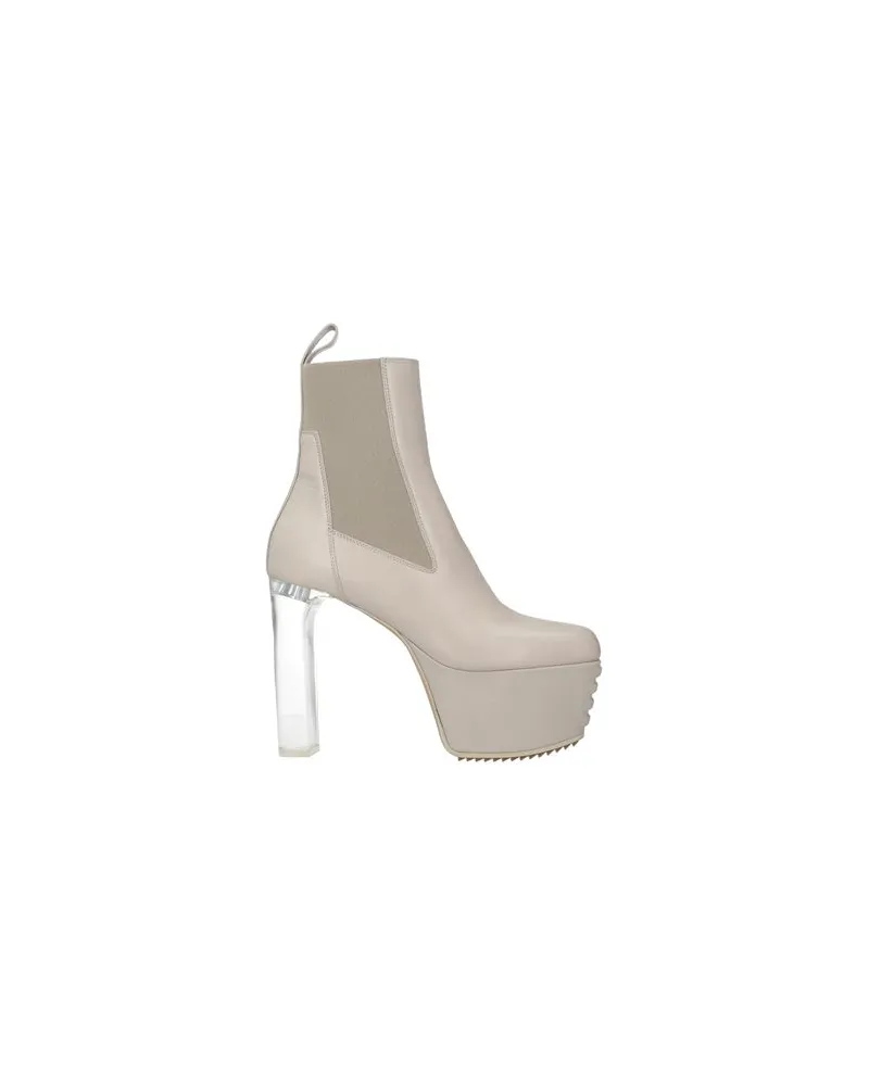 Rick Owens SCHUHE - Stiefelettenauf YOOX.COM Hellgrau