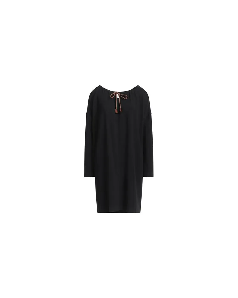 ALYSI CHOCOLAT - KLEIDER - Mini-Kleiderauf YOOX.COM Schwarz