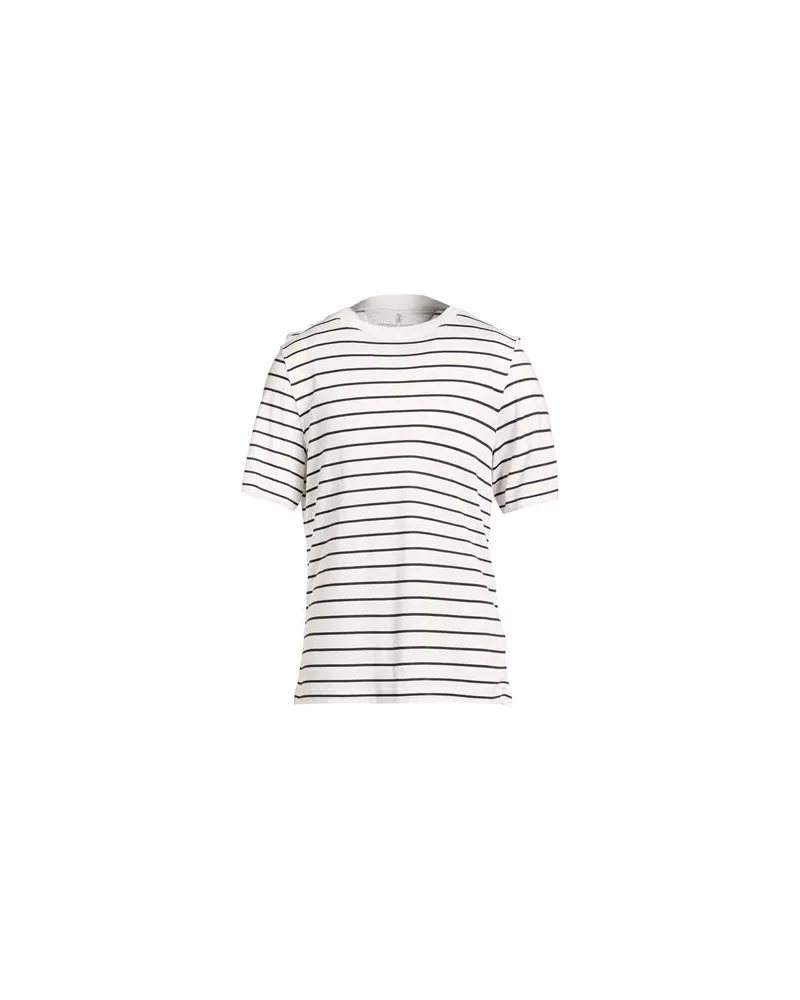 Brunello Cucinelli TOPS - T-shirtsauf YOOX.COM Elfenbein