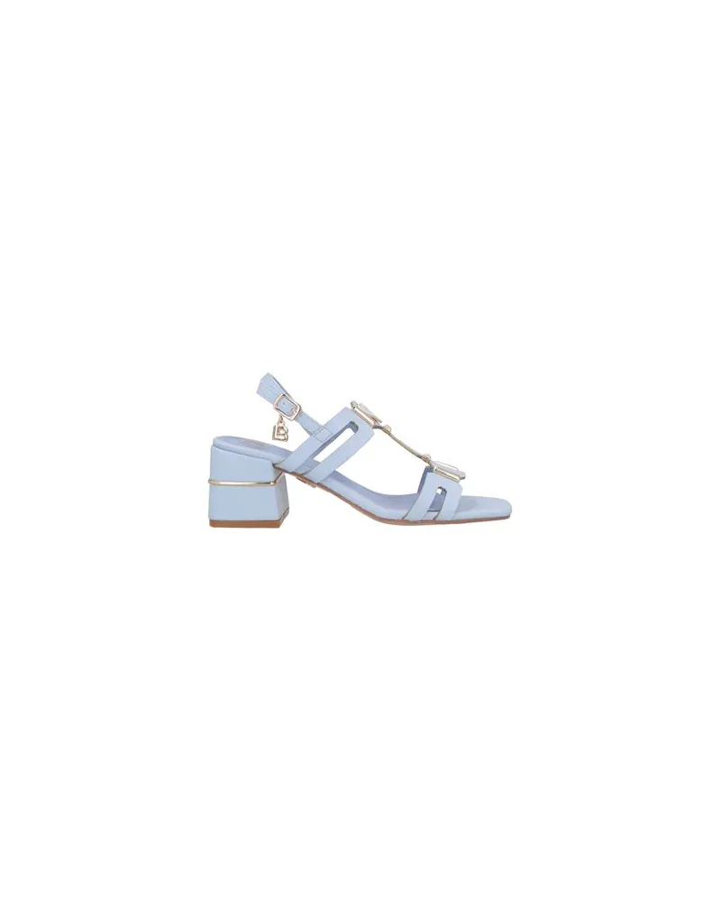 Laura Biagiotti SCHUHE - Sandalenauf YOOX.COM Himmelblau