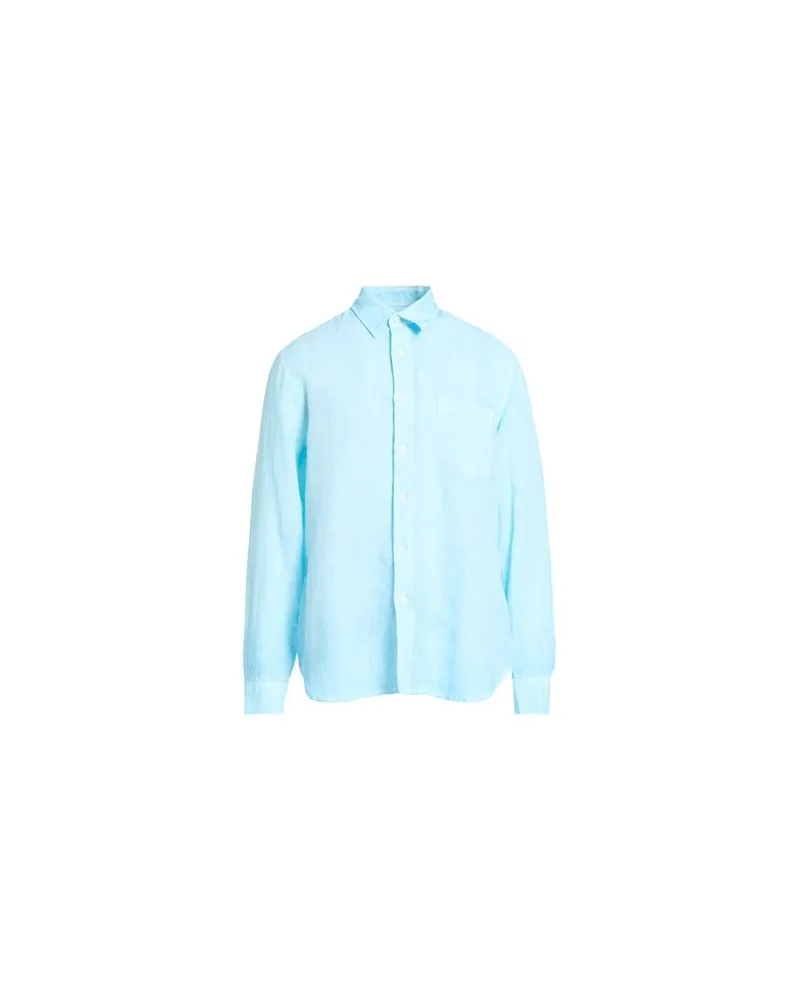 120% Lino TOPS - Hemdenauf YOOX.COM Himmelblau