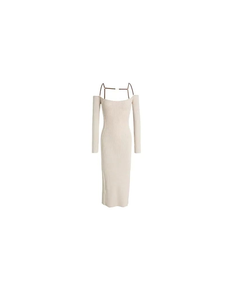 Jacquemus KLEIDER - Midi-Kleiderauf YOOX.COM Beige