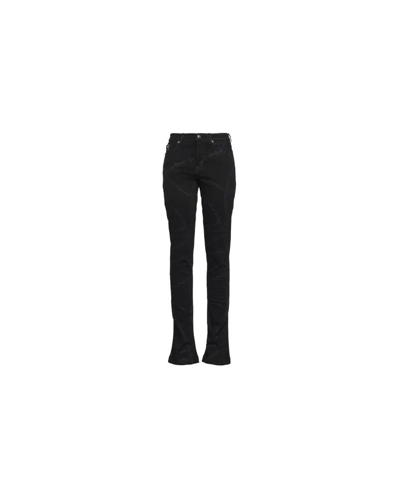 Versace Jeans HOSEN & RÖCKE - Jeanshosenauf YOOX.COM Schwarz