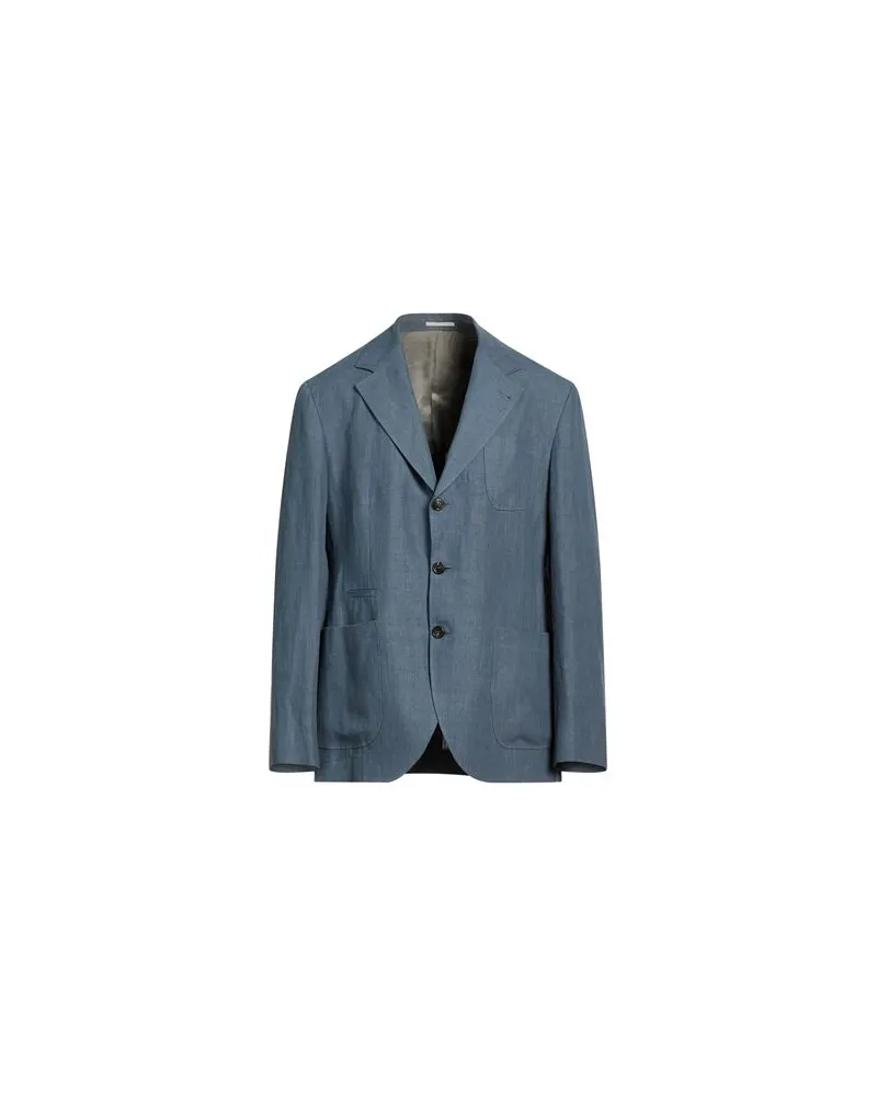 Brunello Cucinelli ANZÜGE und CO-ORDS - Blazersauf YOOX.COM Taubenblau