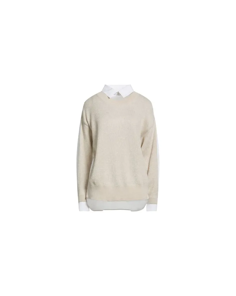 PANICALE Cashmere STRICKWAREN - Pulloverauf YOOX.COM Beige