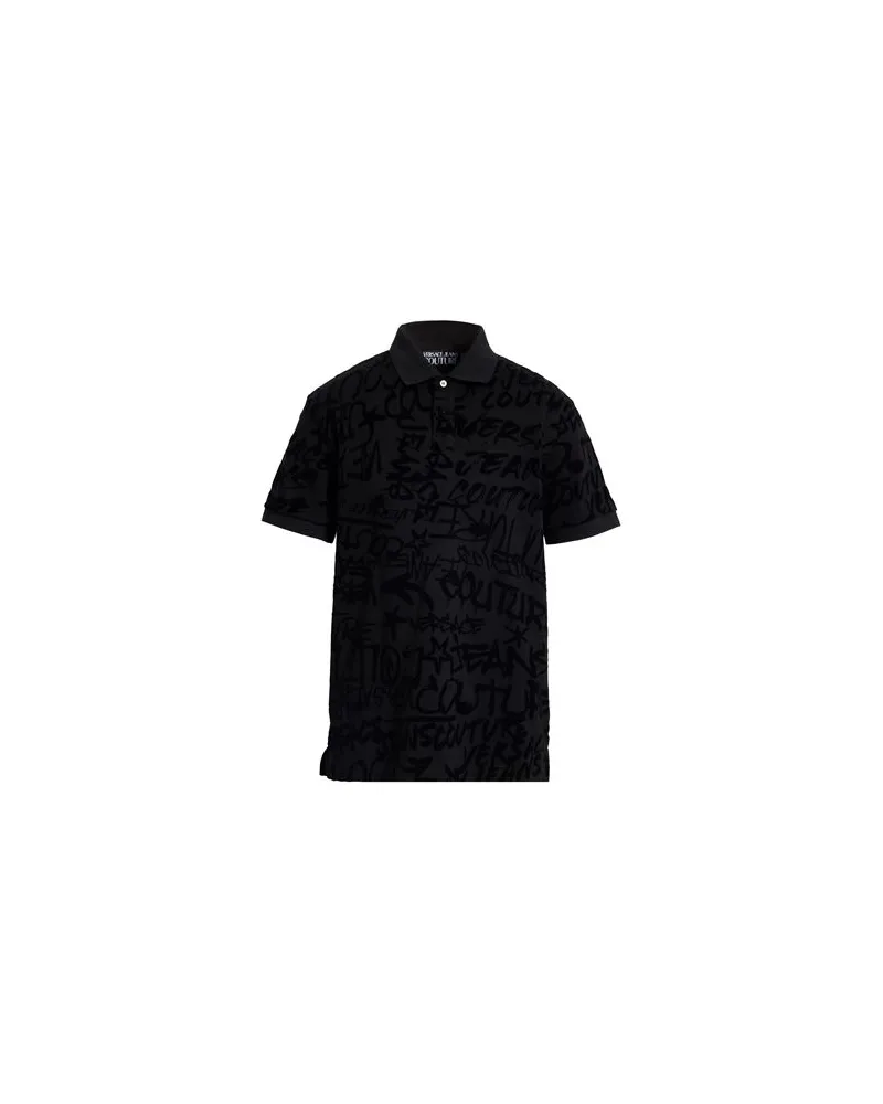 Versace Jeans TOPS - Poloshirtsauf YOOX.COM Schwarz