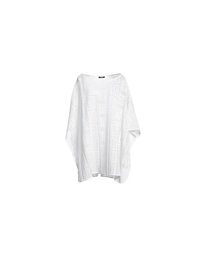 Balmain JACKEN & MÄNTEL - Capesauf YOOX.COM Weiß