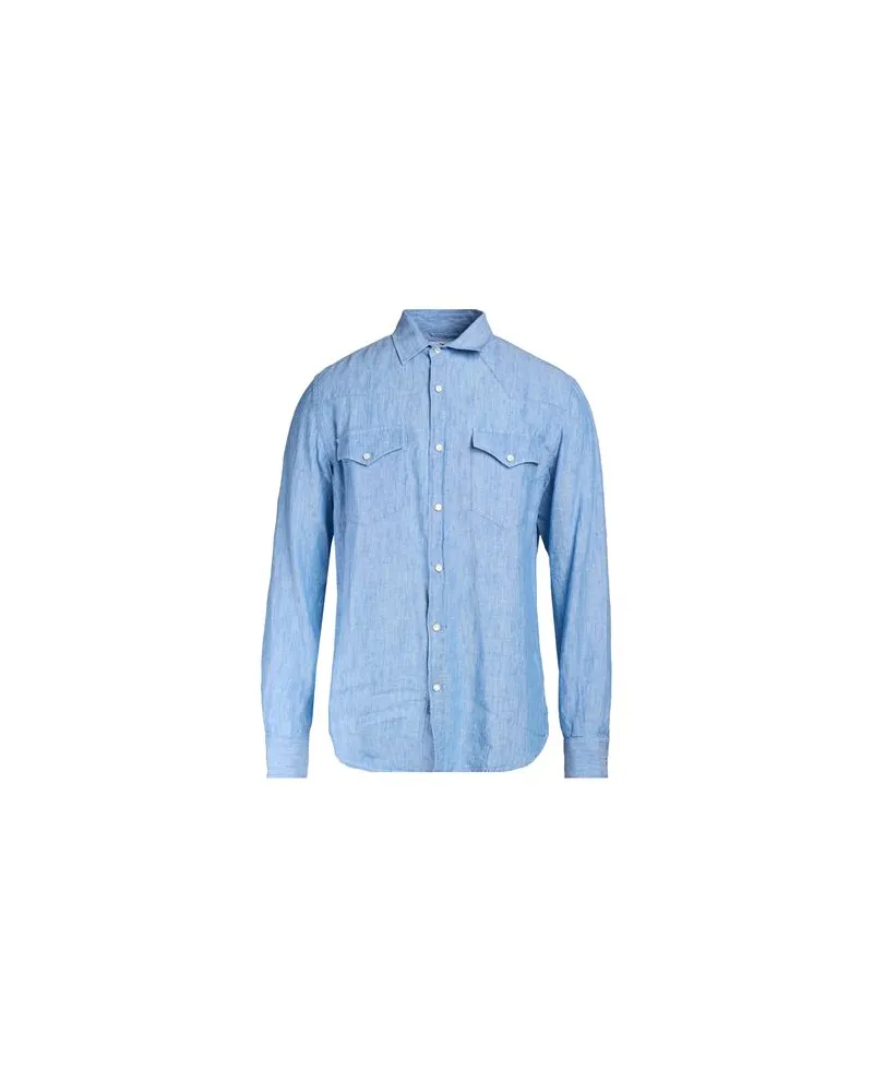 MC2 Saint Barth TOPS - Hemdenauf YOOX.COM Hellblau