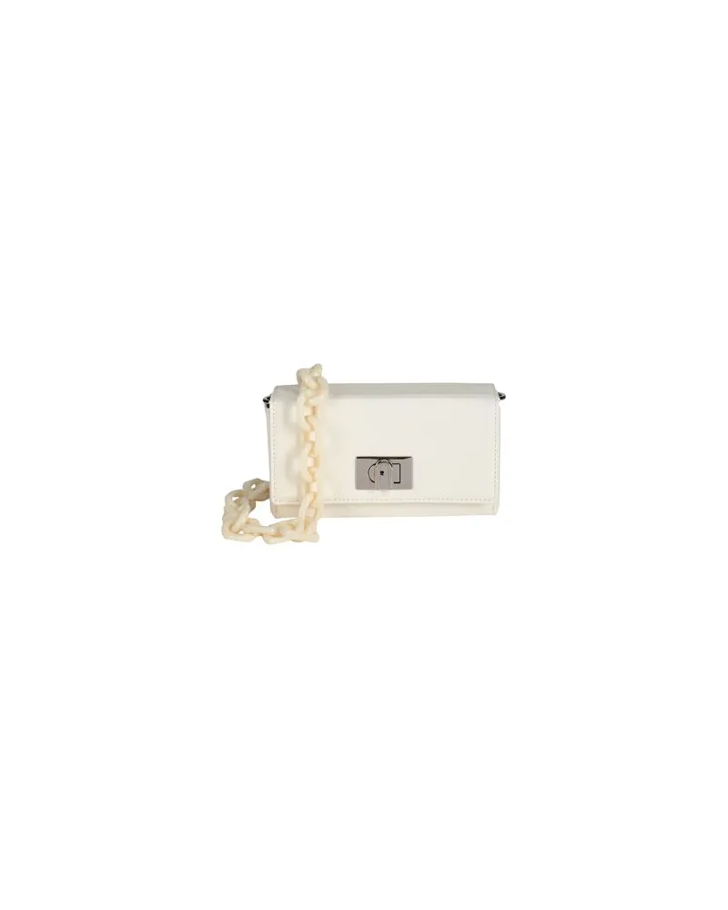 Furla BLOOMBAG MINI SHOULDER BAG  - TASCHEN - Schultertaschenauf YOOX.COM Weiß