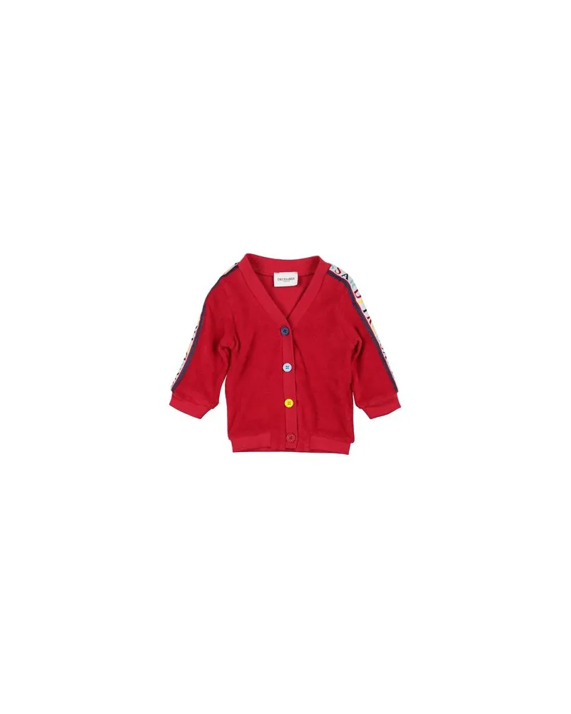 Trussardi STRICKWAREN - Strickjackenauf YOOX.COM Rot