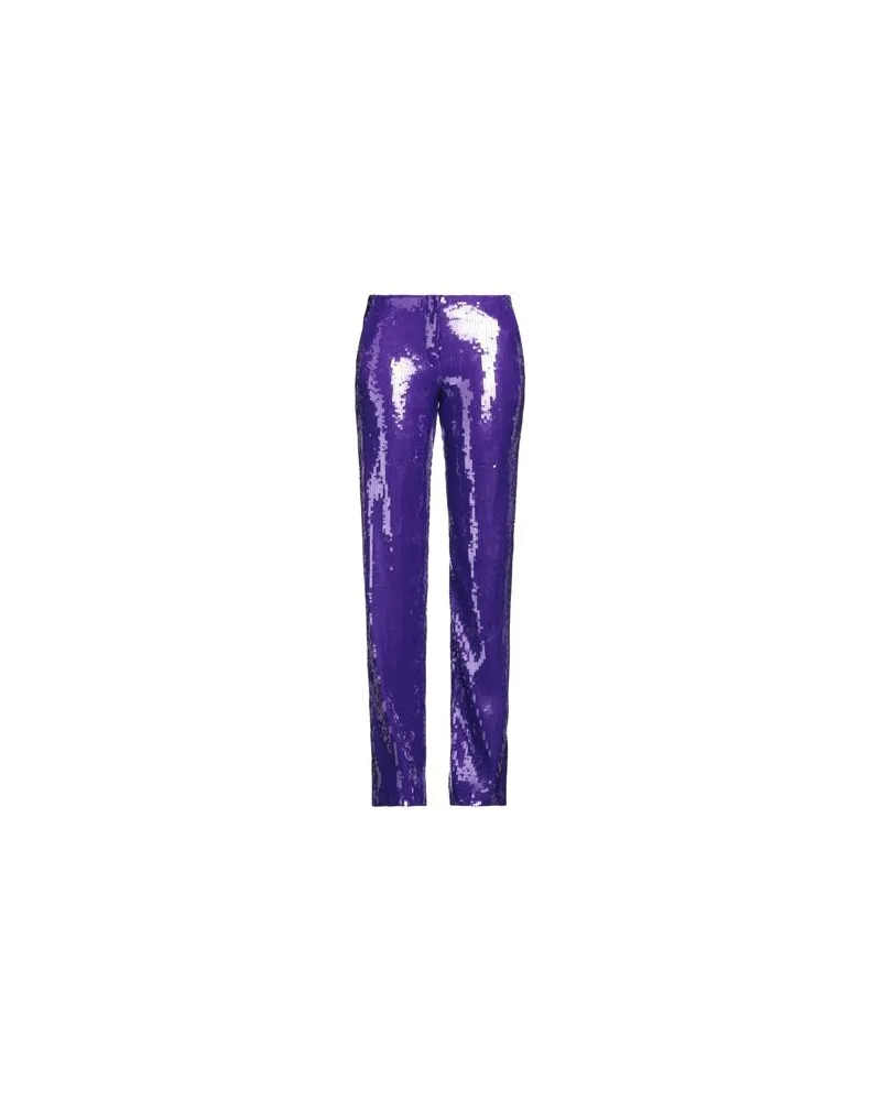 LaQuan Smith HOSEN & RÖCKE - Hosenauf YOOX.COM Violett