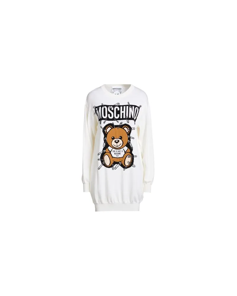 Moschino KLEIDER - Mini-Kleiderauf YOOX.COM Cremeweiß