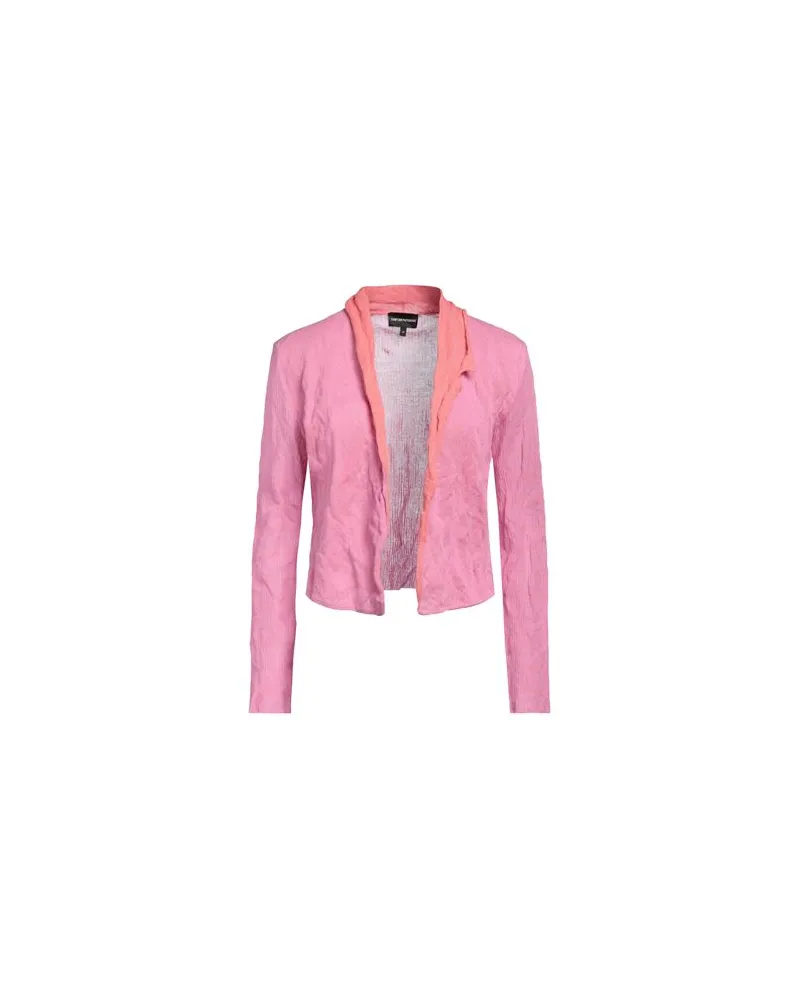 Emporio Armani STRICKWAREN - Strickjackenauf YOOX.COM Rosa
