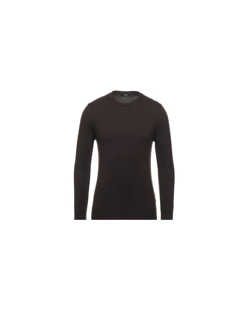 Alpha Studio STRICKWAREN - Pulloverauf YOOX.COM Dunkelbraun