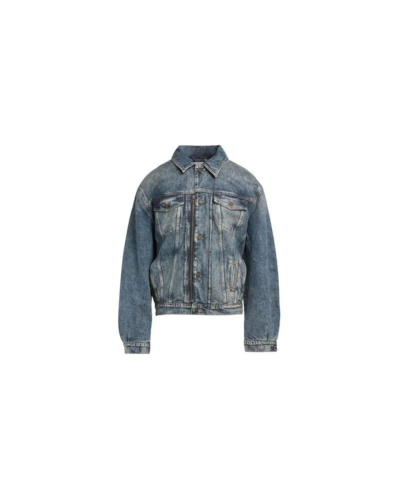 Guess JACKEN & MÄNTEL - Jeansjacken/Mäntelauf YOOX.COM Blau