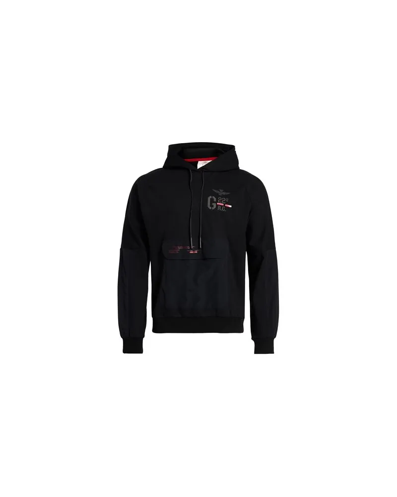 Aeronautica Militare TOPS - Sweatshirtsauf YOOX.COM Schwarz