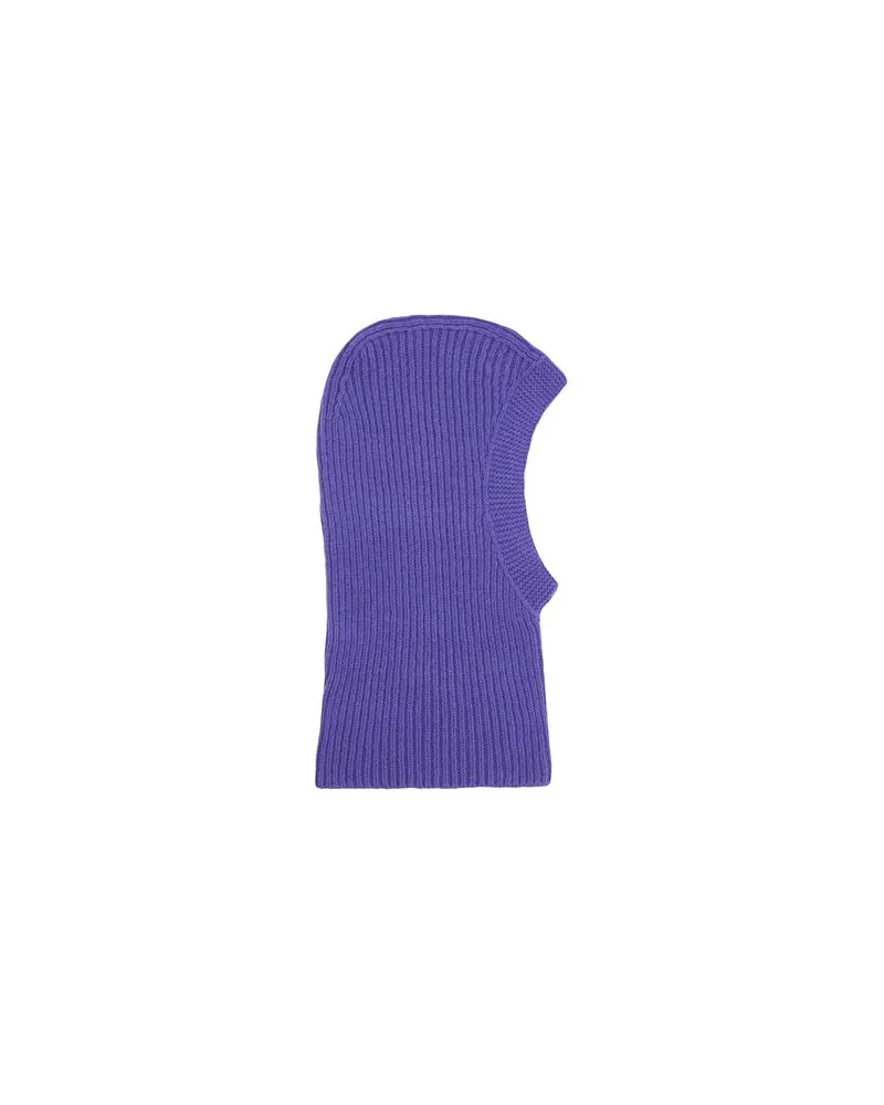 8 by Yoox RECYCLED WOOL KNIT BALACLAVA - ACCESSOIRES - Mützen & Hüteauf YOOX.COM Violett