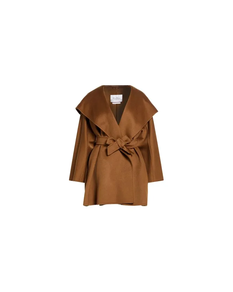Max Mara JACKEN & MÄNTEL - Mäntelauf YOOX.COM Hellbraun