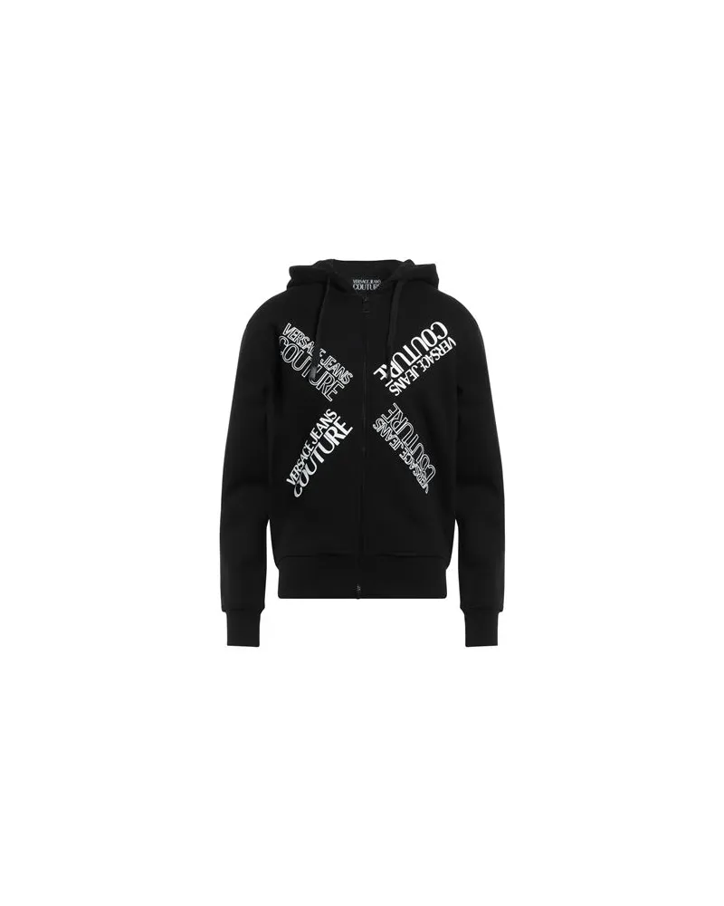 Versace Jeans TOPS - Sweatshirtsauf YOOX.COM Schwarz