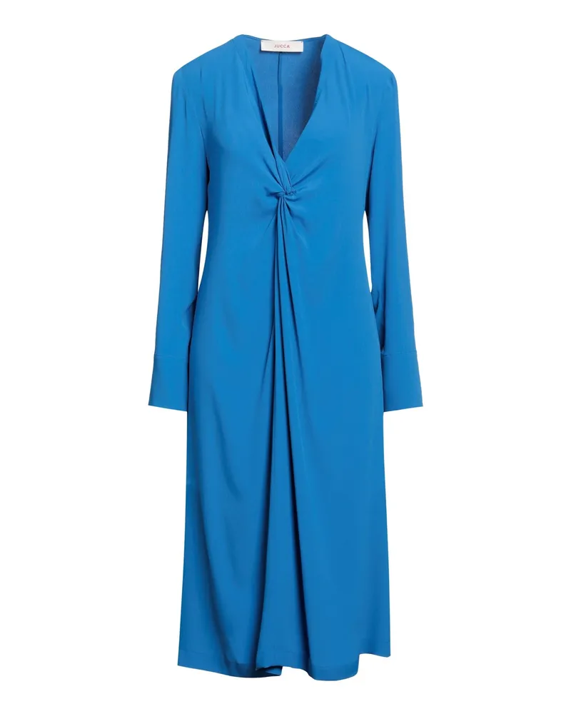 Jucca Midi-Kleid Azurblau