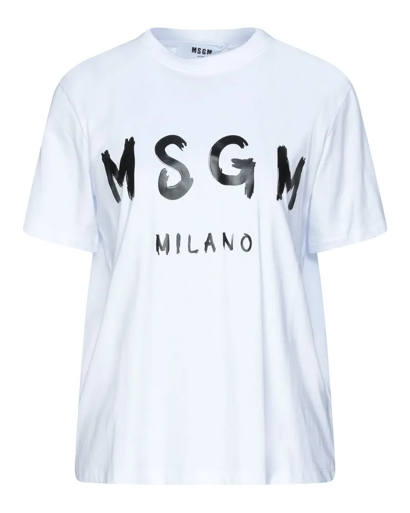 MSGM T-shirts Weiß