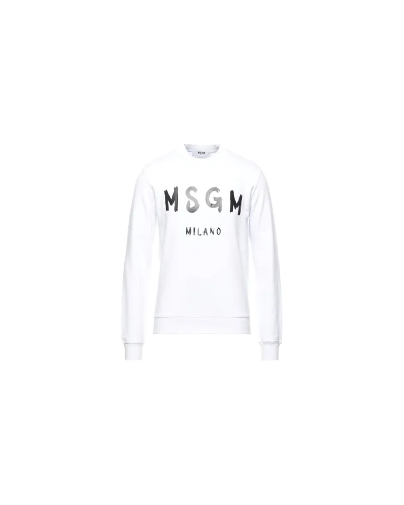 MSGM TOPS - Sweatshirtsauf YOOX.COM Weiß