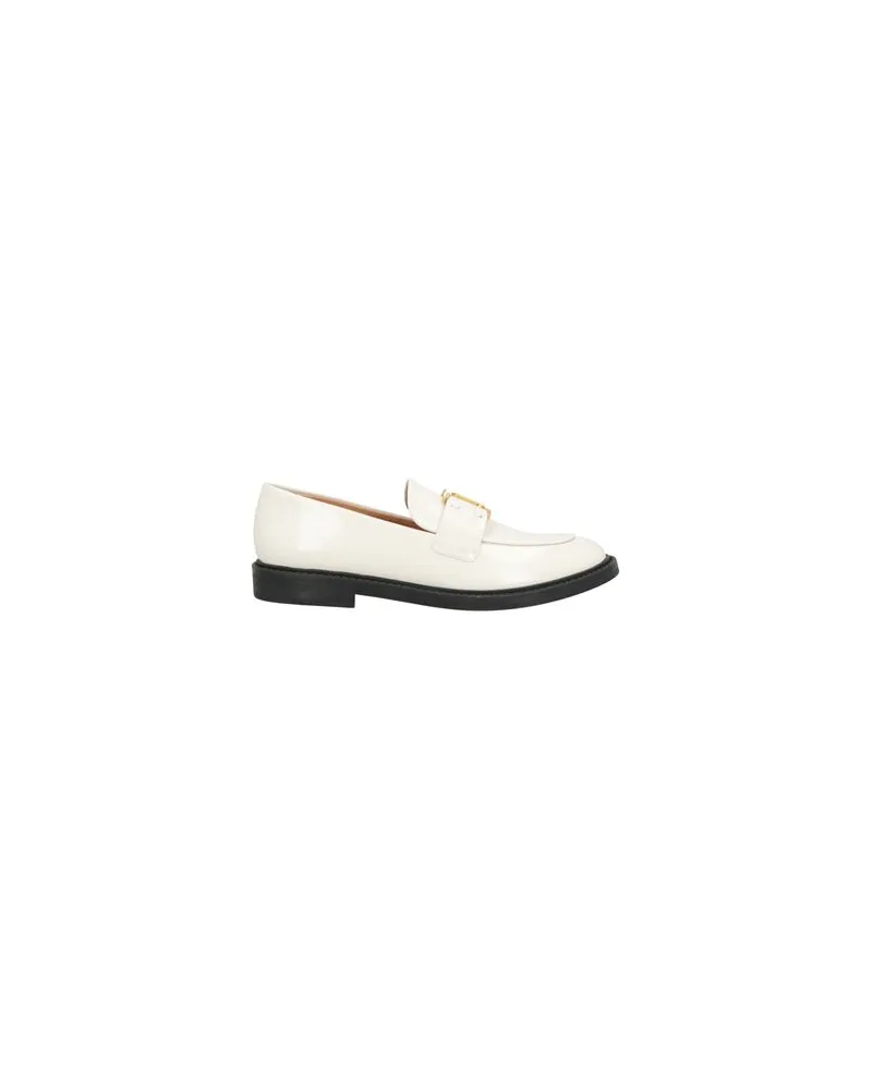 Chloé SCHUHE - Mokassinsauf YOOX.COM Cremeweiß
