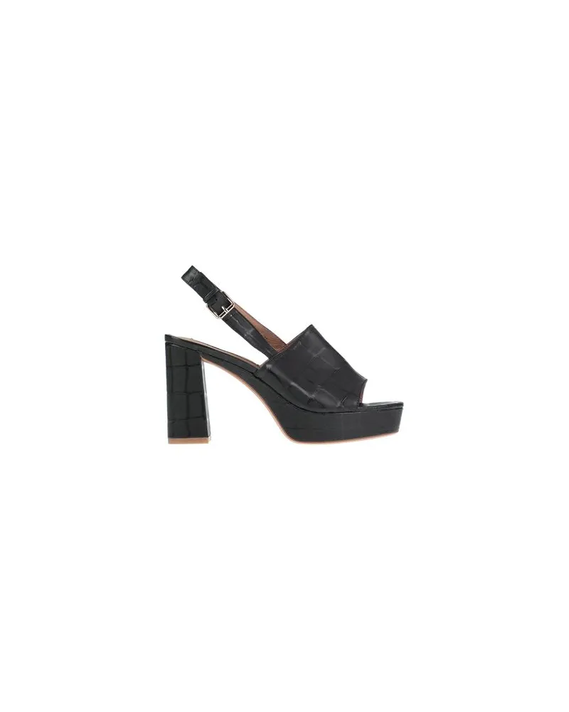 Emanuelle Vee SCHUHE - Sandalenauf YOOX.COM Schwarz