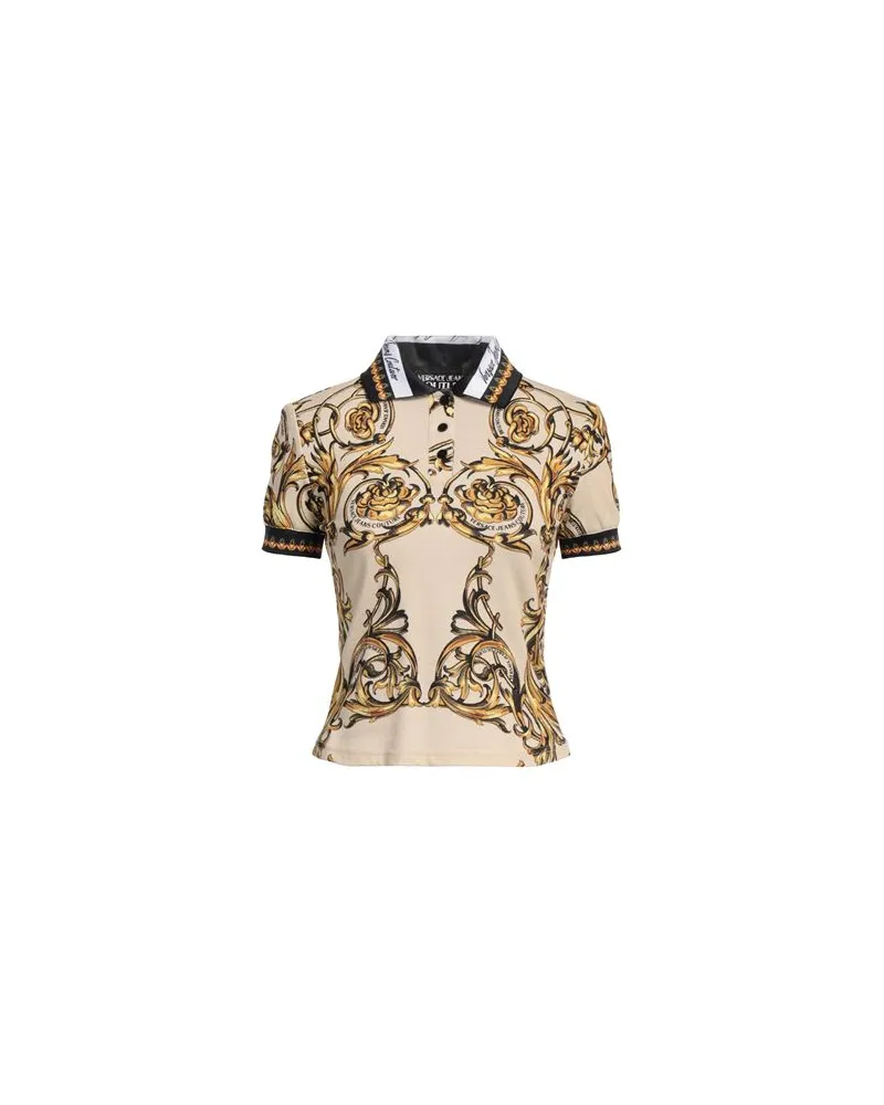 Versace Jeans TOPS - Poloshirtsauf YOOX.COM Beige