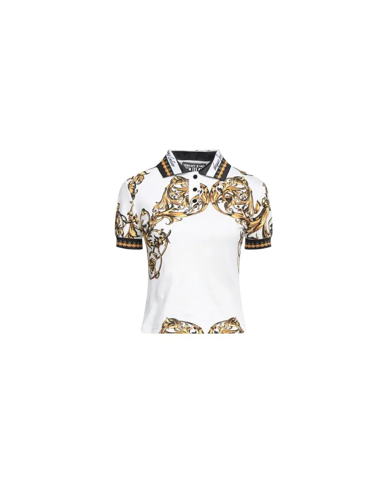 Versace Jeans TOPS - Poloshirtsauf YOOX.COM Weiß